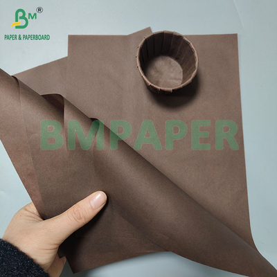 40gm Greaseproof Brown Baking Cup Cake Paper Tray Muffin Linery