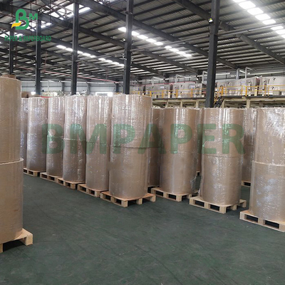 Jumbo Roll High Bulk 65gsm 90um Thermal Paper For Logistics Label 600mm