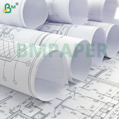 BMPAPER Wielkoformatowy papier 24" x 500" Rolls Bond Engineering 20lb 3" Core