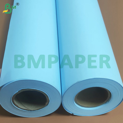 20lb inżynieria podwójna strona niebieski plotter rolki papieru 610mm x 100m