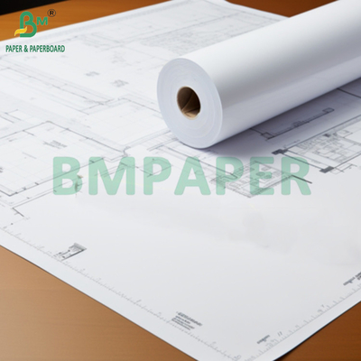 24" x 150" CAD 20lbs Bond Inkjet Wide Format Plotter Paper For Graph 2′′ CORE