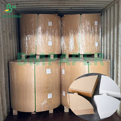 50 gm 328 mm 500 mm Biały i Brązowy Kawiarny Filtr Papierowy Rolkowy Żywność
