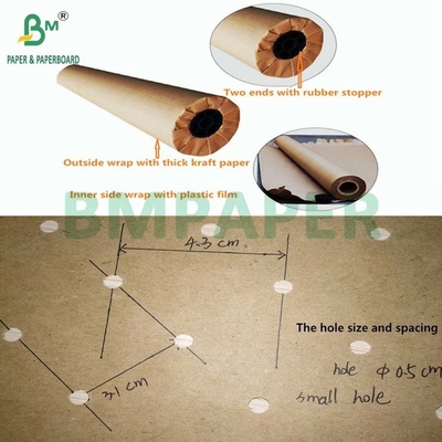 72" x 500 yardów 48,8 gramów 60 gramów Perforated Kraft Paper Plotter Roll