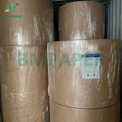 70gm Metalowy papier do etykiet butelki piwa Srebrny górny Biały tył 765mm