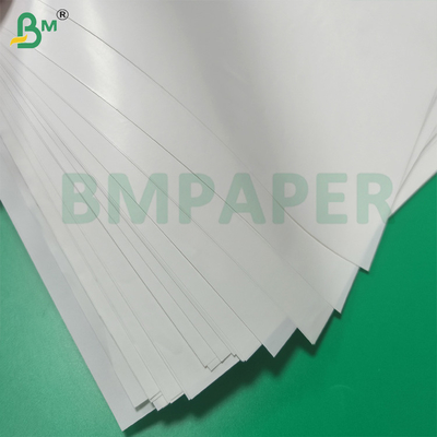 70 gm Pojedyncza strona Glossy Coated Label Paper Włoka wytrzymałość Wysoka biała