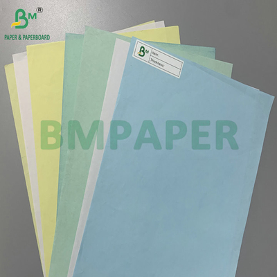 Żółty Błękitny 55gm 60gm Płaszczyzna Papier bezwęglowy do pokwitowania