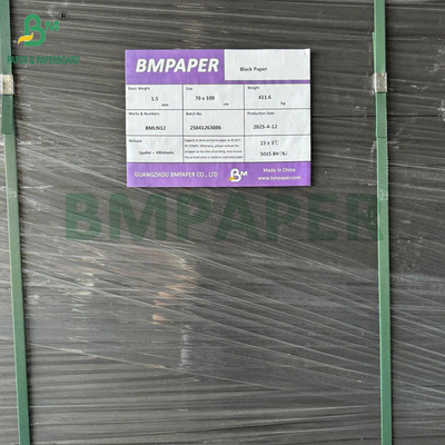 1 mm 1,5 mm 2 mm Czarny sztywny karton z obu stron do obudowy kosmetycznej premium