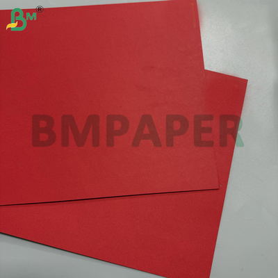 120gm - 400gm Podwójne Strony Brilliant Red Karton Do Opakowań Wysokiej Klasy