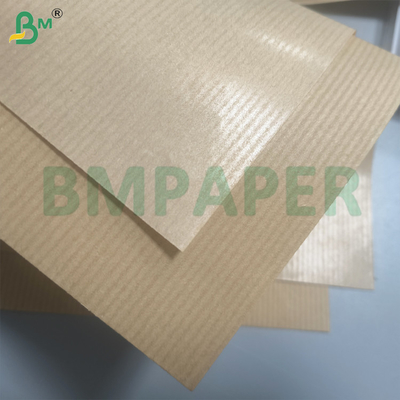 Papier Kraft w paskach Tekstura 40gm Jedna strona maszynowa Szklana błyszcząca do pakowania