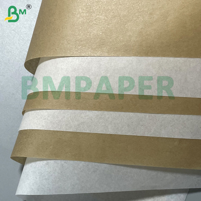 35g 38g Brązowe mikrofalowe bezpieczne frytki powietrzne Greaseproof silikonowy pergamen papier do samoprzylepnego papieru