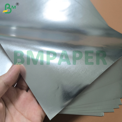 80gsm 90gsm Metaliczny srebrny papier na etykiety piwa do butelek i puszek