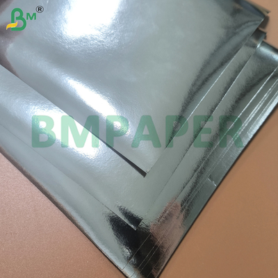 80gsm 90gsm Metaliczny srebrny papier na etykiety piwa do butelek i puszek