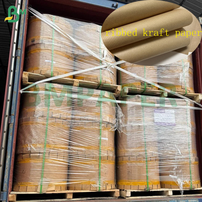 60 gm 70 gm Niebielony brązowy papier kraft z paskami do opakowania 1100 mm 1200 mm