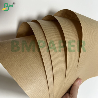 60 gm 70 gm Niebielony brązowy papier kraft z paskami do opakowania 1100 mm 1200 mm