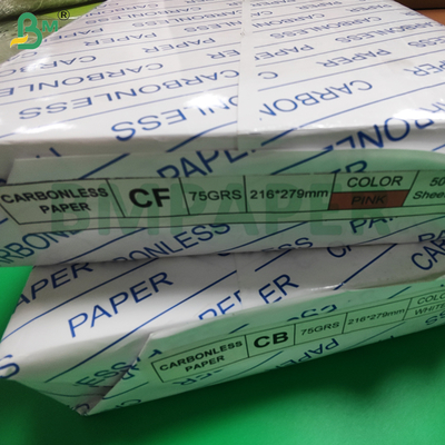 75g 80g NCR CB CFB CF Papier bez karbonu (samokopiujący) 8 1/2 X 11 cali Czarny obraz