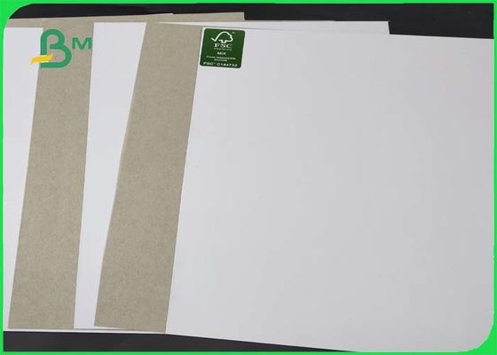 Wielki Stiffiness Szary tył biały boczny gliniany papier offsetowy druk w rolkach