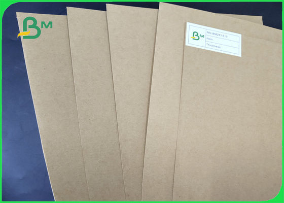 FSC 70 * 100CM Brown Kraft Liner Board Natural ColorTear Resistant In Rolls