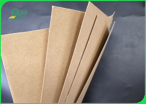 FSC 70 * 100CM Brown Kraft Liner Board Natural ColorTear Resistant In Rolls