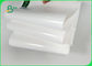 Biały papier pakowy o gramaturze 100 g / m² Z 10 g / m2 odpornym na olej PE bielonym papierem pakowym w rolce