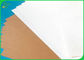 Zatwierdzony przez FDA bielony biały papier rzemieślniczy Virgin Papel Kraft 60gr do 200gram
