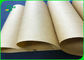 610 * 860 mm Pulpa z drewna dziewiczego 80 g / m2 120 g / m2 Brązowy papier pakowy na torby do żywności