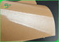 FDA Greaseproof powlekany PE papier pakowy brązowy do opakowania na tacę 300 g / m2 350 g / m2