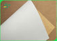 Jednoczęściowy powlekany gliną bielony biały papier pakowy z tylnym wkładem do pakowania żywności