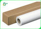 Zwykły biały papierowy ploter atramentowy o gramaturze 60 g / m2 70 g / m2 Matowa rolka papieru do cięcia