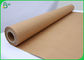 100 g / m2 Dobra wytrzymałość Rolka Brązowy papier pakowy Gatunek żywności o szerokości 31 cali i szerokości 43 cali