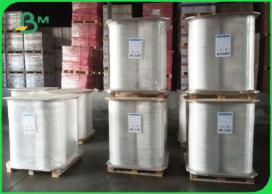 Zgrzewalny papier do pakowania słomy 28gsm Biały kolor 27mm Szerokość