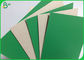 FSC Certyfikowana zielona powłoka z jednej strony i druga z szarą niepowleczoną tekturą