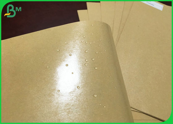 Wodoodporny brązowy papier pakowy o gramaturze 150 g / m2 z powłoką PE na worek na orzechy