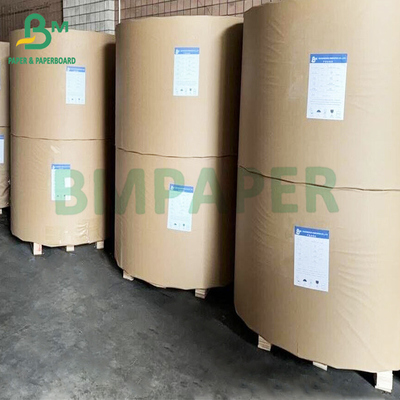 Recyklingu rozciągalny 70 90 GSM brązowy papier opakowaniowy