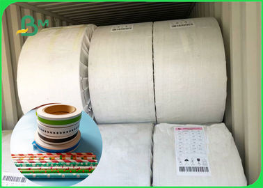 Szerokość 15 - 600 mm Wodoodporny papier FDA w kolorze 60 g / m2 Słomkowy papier do picia