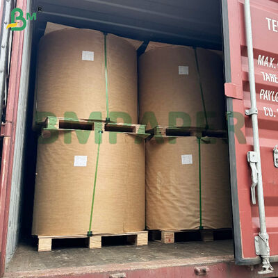 Papier opakowaniowy szklany maszynowo brązowy 1000 mm szerokość rolka 35 gm