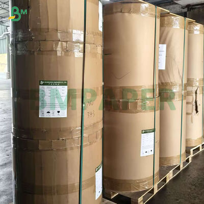 Papier brązowy 30gsm 35gsm odporny na tłuszcz w rolkach do pakowania fast food