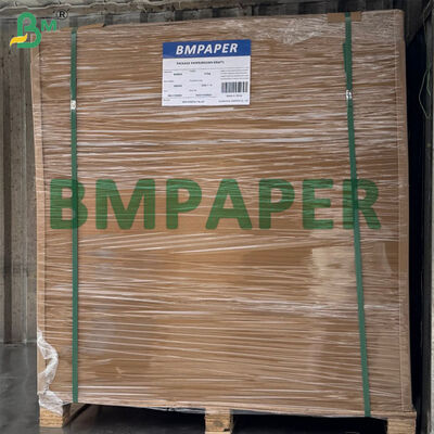 90gm Brązowe rozciągające się kartki Kraft 89cm, Hi Stretch Chemical Product Bag Paper