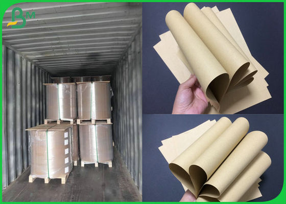 Brązowy papier pakowy o wysokiej wytrzymałości 150g z kopertą z certyfikatem FSC