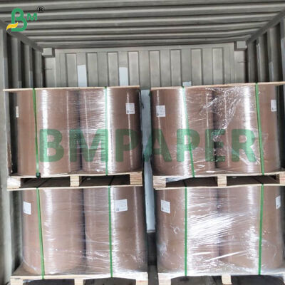 Papier opakowaniowy szklany maszynowo brązowy 1000 mm szerokość rolka 35 gm