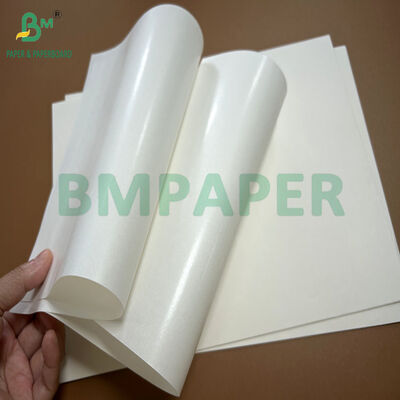 60gsm 70gsm Coated 1 side White Machine Glazed Kraft Paper For Sugar Package 60cm 72cm