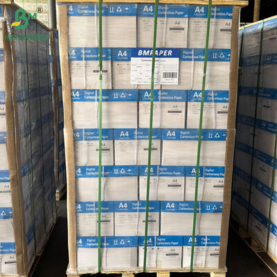 Papier do kopiowania cyfrowego NCR z czarnym tuszem 60 g/m², 70 g/m², 80 g/m², arkusze bez składania