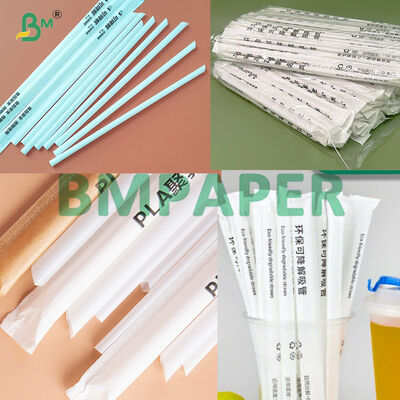 24 gm Biały Straw Owijanie Papier Kraft Żywnościowy FDA 5000m