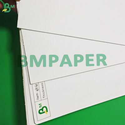 100+100+100g 3ply White Corrugated Board For Lip Box Liners 24'' x 36'' E Flute