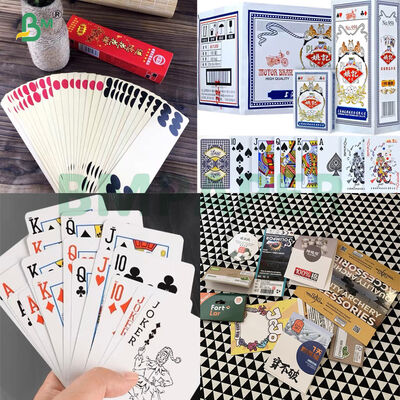 Black Core Playing Card Paper Virgin Wood Pulp High Stiffness For Poker Tarot Cards