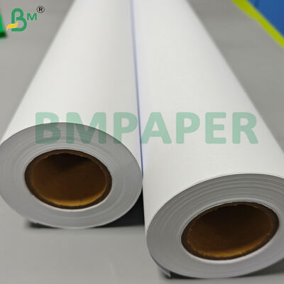 Dwustronne białe rolki papieru do plotera CAD o gramaturze 80 g/m² do drukowania