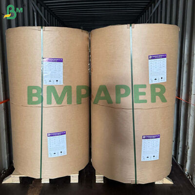 30g 60g MG Machine Glazed Bleached Kraft Paper For Flour Packaging 72cm 120cm