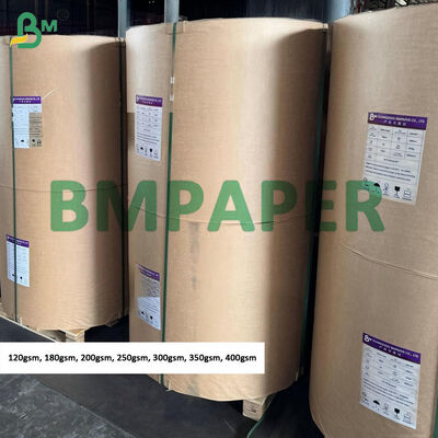 Papier Kraft Blanc 250gsm 300gsm Pour Étiquettes Volantes Rouleaux Jumbo, Surface Rugueuse