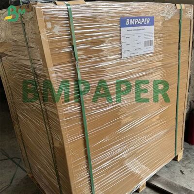90gm Brązowe rozciągające się kartki Kraft 89cm, Hi Stretch Chemical Product Bag Paper