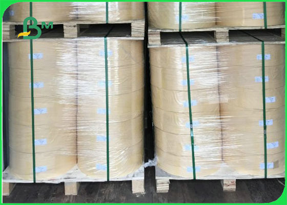 Biodegradowalna żółta papierowa słomka do picia na imprezę w kolorowe paski