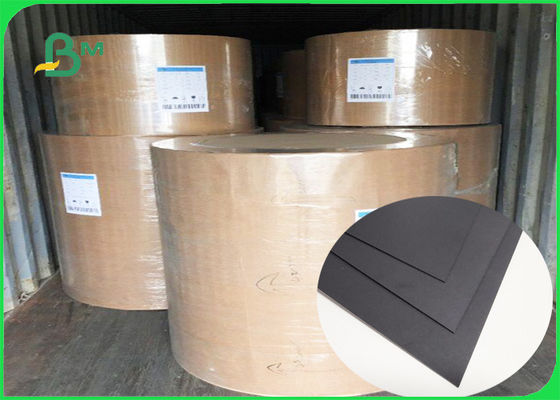 Certyfikat FSC SGS FDA 350 g / m2 Czarny karton na okładki do notebooków